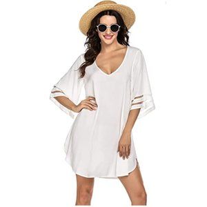 UNibelle Women’s Swimsuit Cover Ups Bikini Beachwear Bathing Suit Dress Medium